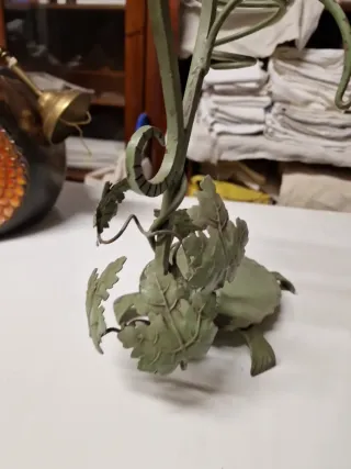 Porta Decanter Ferro Foglie Vite Sec. XX