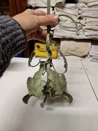 Porta Decanter Ferro Foglie Vite Sec. XX