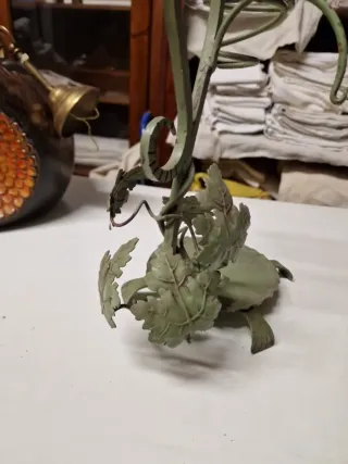 Porta Decanter Ferro Foglie Vite Sec. XX