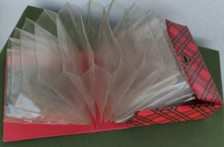 Lotto 3 valigette porta dischi vinili 45 giri