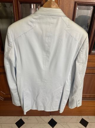 Americana SELECTED azul claro hombre