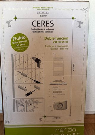 Toallero Eléctrico Cromo 300W Programable