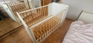 Cuna bebé 140x70 con colchón