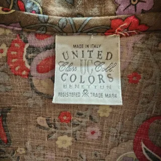 Camicia vintage United Colors of Benetton paisley