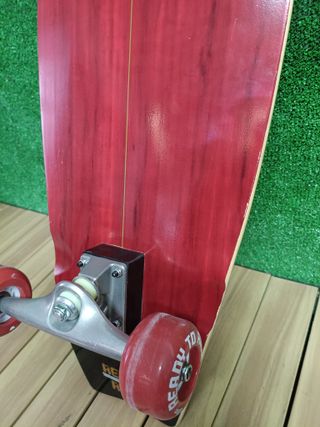 Monopatín Des krf skateboard surf skate - ready to ride - red 78,74x26