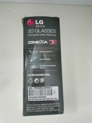 Gafas 3D LG Cinema (2 unidades)