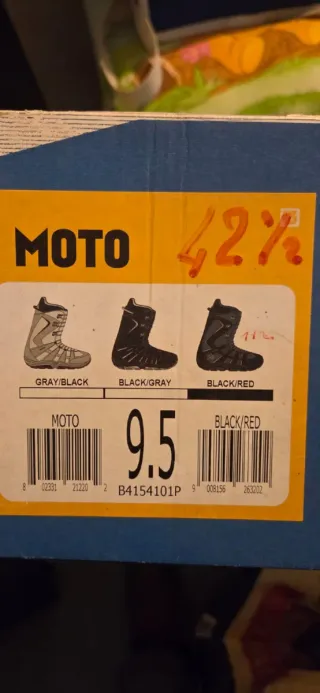 Scarponi Snowboard Burton 9.5 (42)