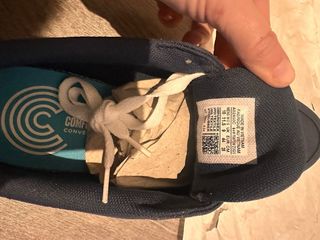 Zapatillas Converse Azul Marino y Beige