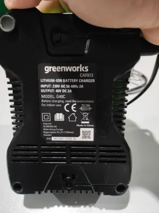 Kit Inicio Greenworks 40V Batería 2.0Ah