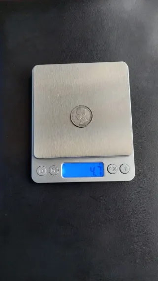 1 Peseta 1904 Variante cero partido