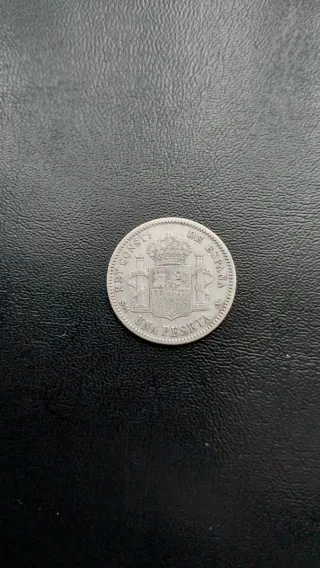 1 Peseta 1904 Variante cero partido