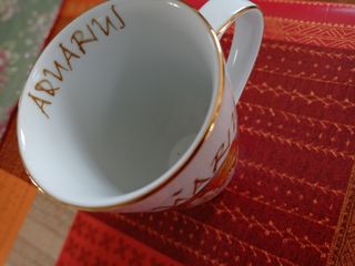 Tazza Acquario Porcellana Oro Bianco