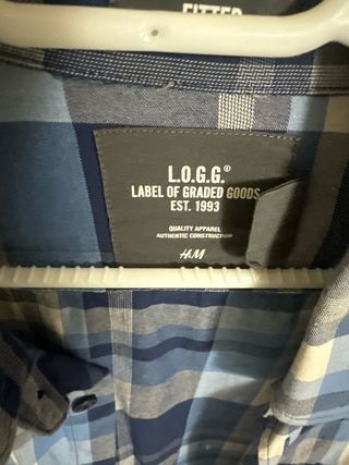 Camisa de cuadros H&M Talla M