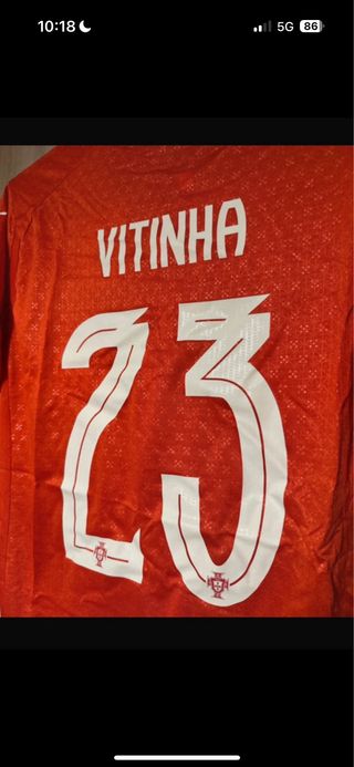 Camiseta Fútbol Vitinha 23 Puma Portugal Selección