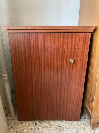 Máquina de coser ALFA antigua pedal Sigma y mueble