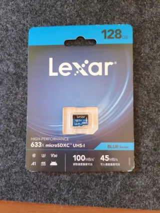 Cartão Micro SDXC UHS-I Lexar 128GB