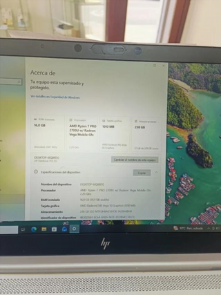 HP Elitebook Ryzen 7Pro 256GB SSD 16GB RAM