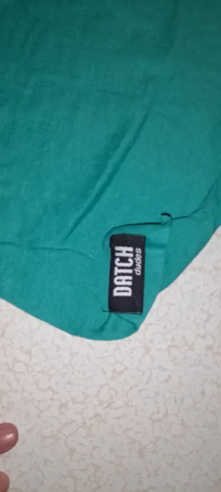 Sciarpa Datch Jersey Verde con Scritta