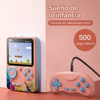 Consola Portátil G5 +500 Jue. Clásicos AV + mando