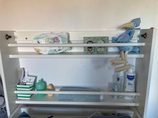 Cambiador bebé plegable blanco