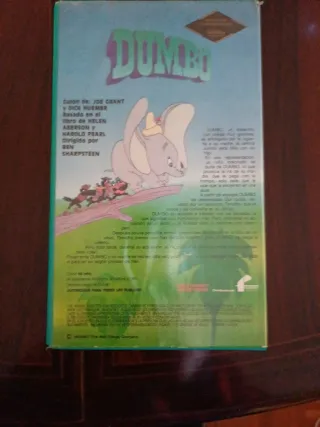 VHS Dumbo Clásicos de Oro Disney 1986