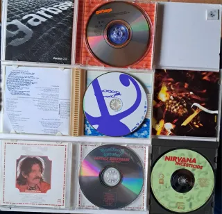 CDs Garbage, Nirvana, Prince, Capt. Beefheart