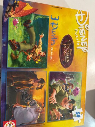 Puzzle Disney Treasure Planet 3 Puzzles 50 Piezas