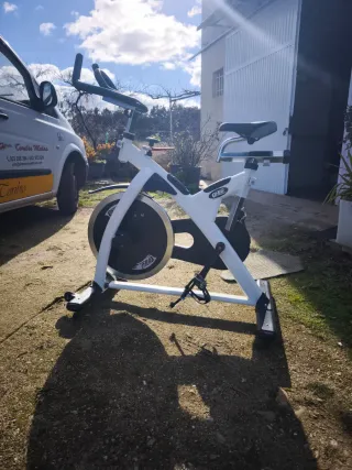 Bicicleta Spinning Blanca