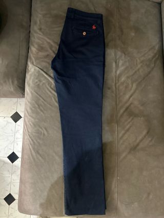 Pantalón de vestir azul Custi Mikelo