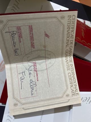 Penna Sfera Cartier Nera Oro