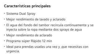 Lavadora LG F2WT2008S3W