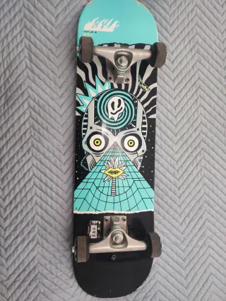 Patines Oxelo Blancos Talla 34 + patineta oxelo