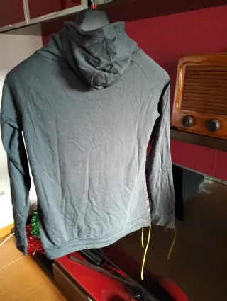 Sudadera mujer negra y rosa