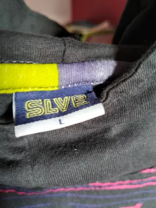 Sudadera mujer negra y rosa