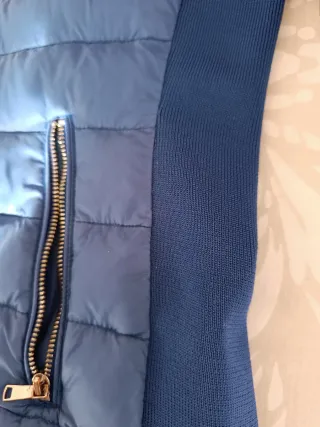 Plumas ligero Zara mujer azul