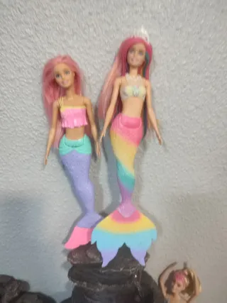 Lote 2 Barbie Sirenas