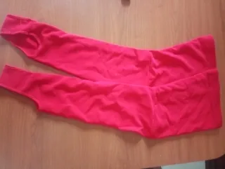 Perneras térmicas rojas talla S