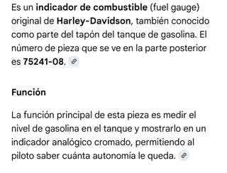 Indicador Nivel Combustible Harley Davidson