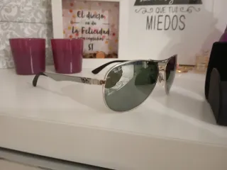 Gafas de sol Ray-Ban Aviator plata y negro