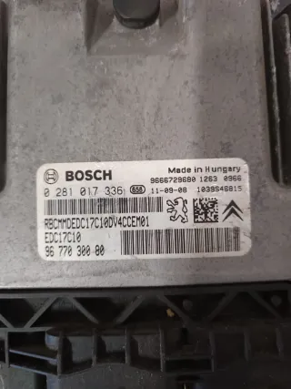 Centralina ECU Citroen C3 1.4Hdi Bosch