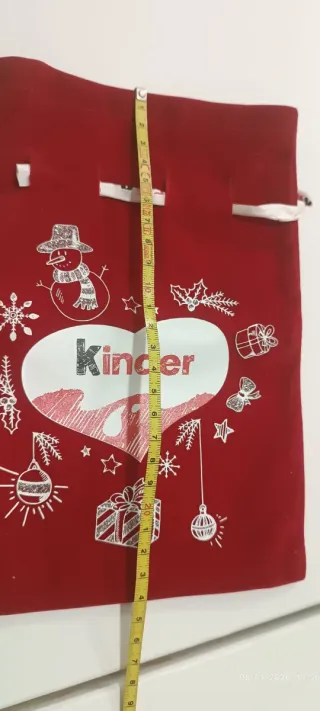 Sacchettino regalo Kinder rosso