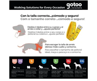 Arnés para perro talla XS