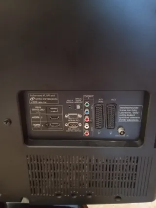 Televisión LG Negra