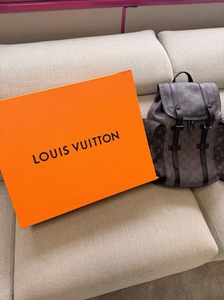 Mochila Louis Vuitton Christopher MM bicolor