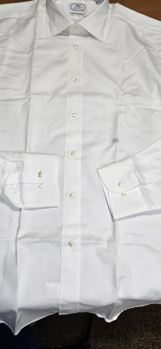 Set 2 Camicie VITALI Uomo L Azzurro Bianco