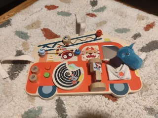 Camión de bomberos de actividades de madera