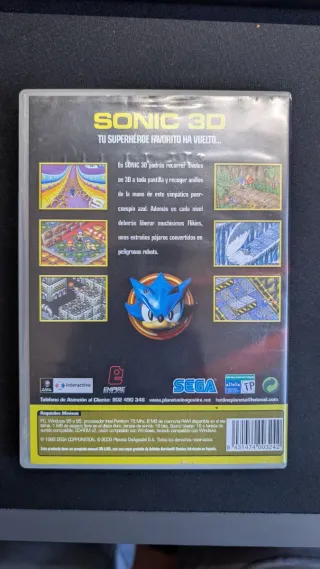 Sonic 3D Flickies Island Sega CD-ROM