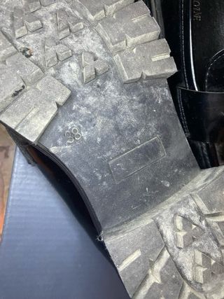 Mocassini neri con plateau