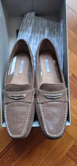 Geox Scarpe Donna Marrone/Oro Tg 35