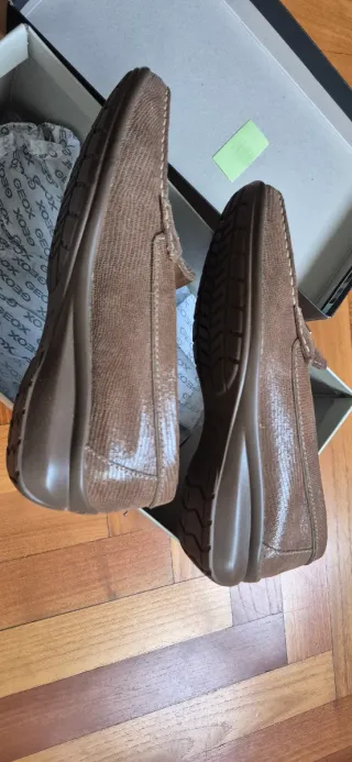 Geox Scarpe Donna Marrone/Oro Tg 35